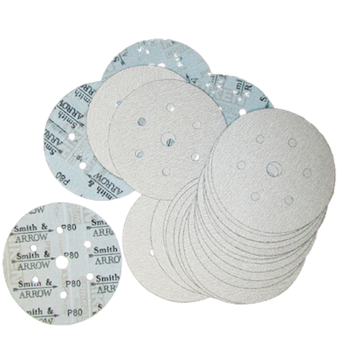 6", 150mm 6 Hole - Hook & Loop Velcro Sanding Discs | Orbital Sander