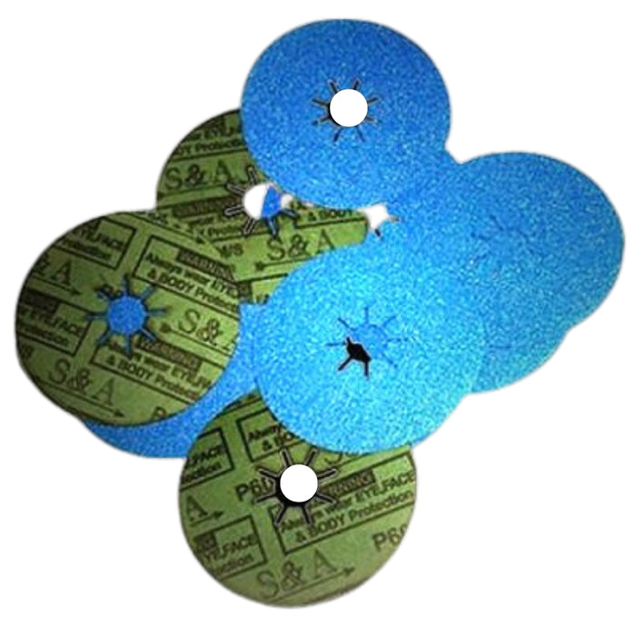 7", 180mm - Zirconia Fibre Sanding Discs