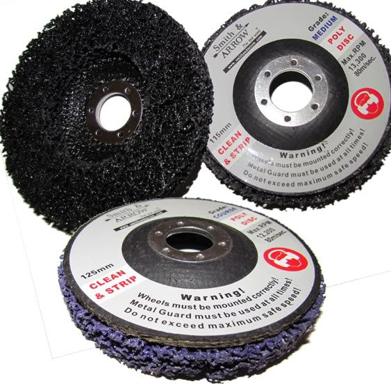 5" 125mm - POLY STRIP DISCS