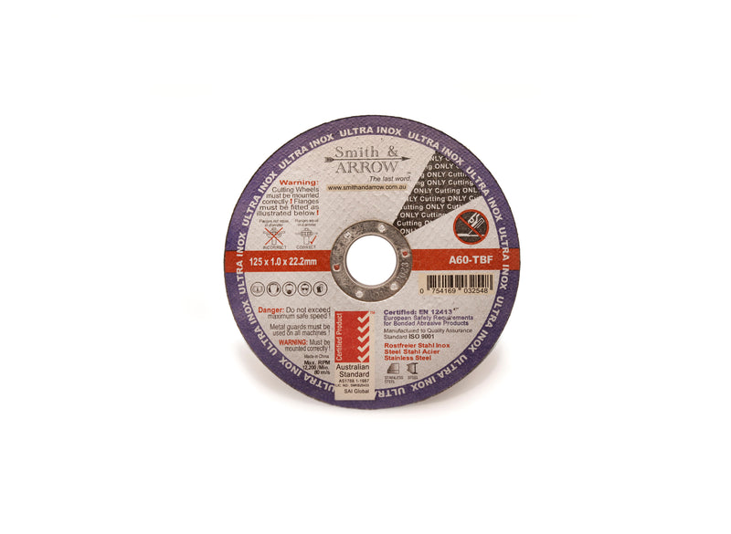 5", 125mm X 1.0mm - METAL CUTTING DISCS Box 25