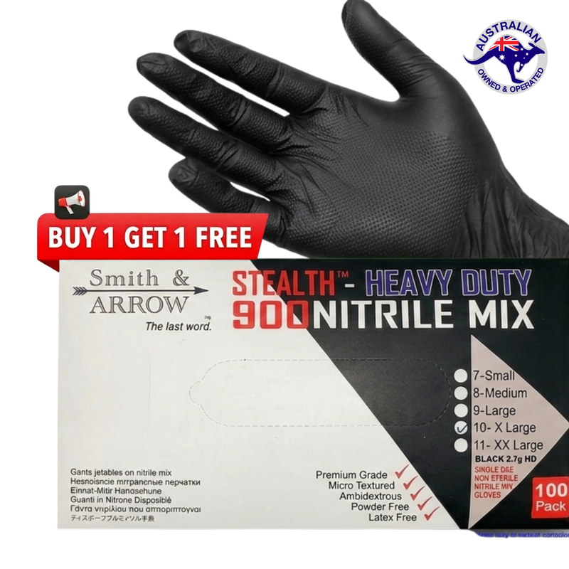 🎁 DISPOSABLE GLOVES - NITRILE / VINYL MIX (D) (100% off)