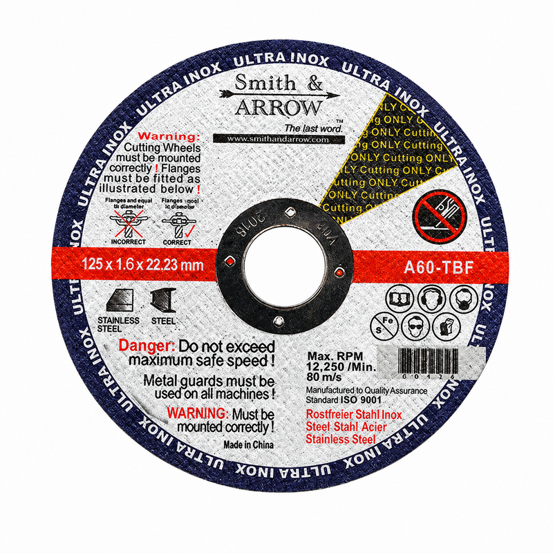 5", 125mm X 1.6mm - METAL CUTTING DISCS