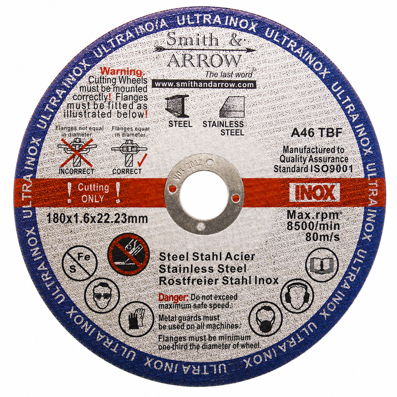7", 180mm x 1.6mm - Metal Cutting Discs
