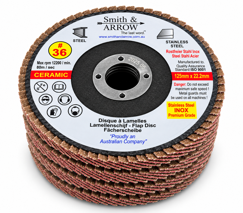 5", 125mm - Ceramic Flap Discs