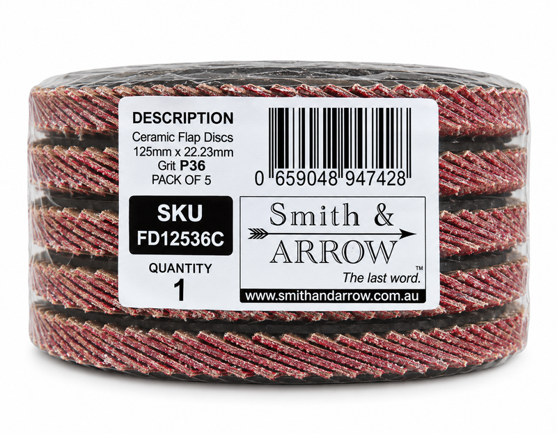 5", 125mm - Ceramic Flap Discs