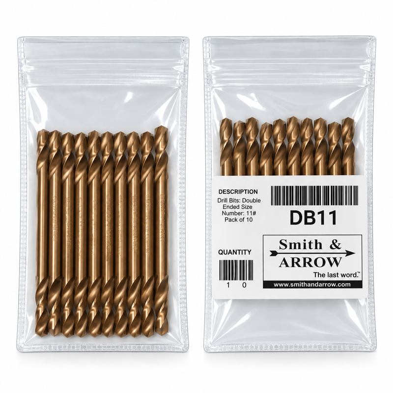 Number #11 Double Ended M35 Cobalt Rivet Drill Bits