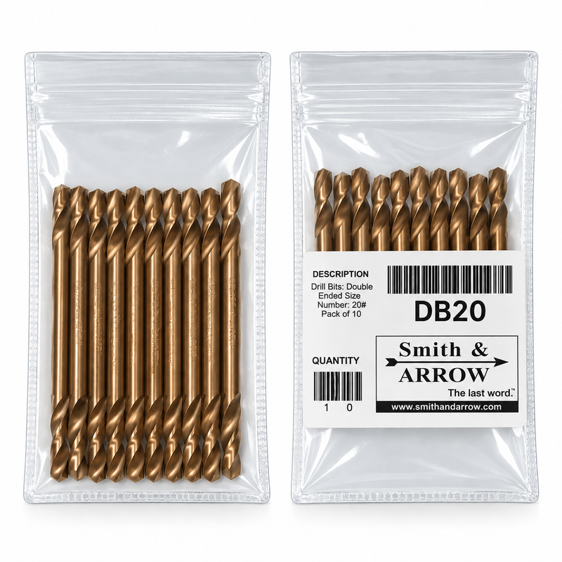 Number #20 Double Ended M35 Cobalt Rivet Drill Bits