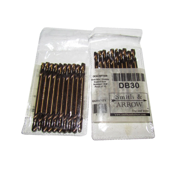 Number #30 Double Ended M35 Cobalt Rivet Drill Bits