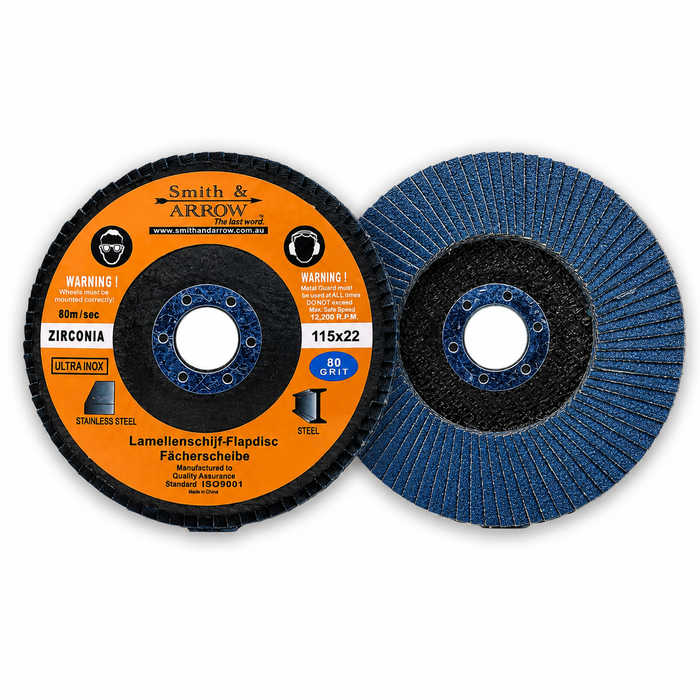 4.5" 115mm - Zirconia Flap Discs