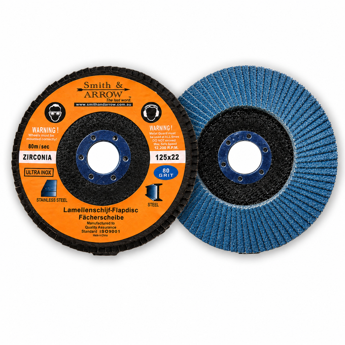 5", 125mm - Zirconia Flap Discs