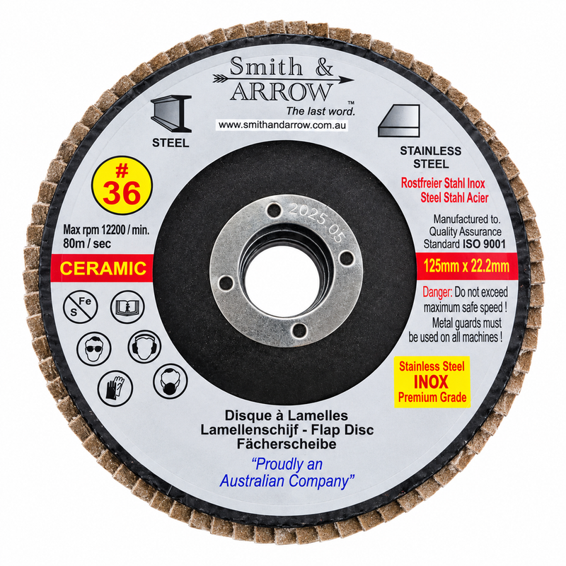 5", 125mm - Ceramic Flap Discs