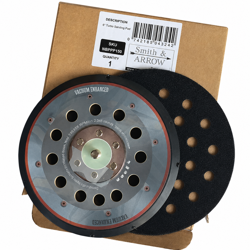 6", 150mm PREMIUM BACKING PAD - ORBITAL SANDER