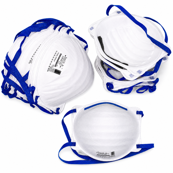 P2 Cupped Face Masks, Unvalved