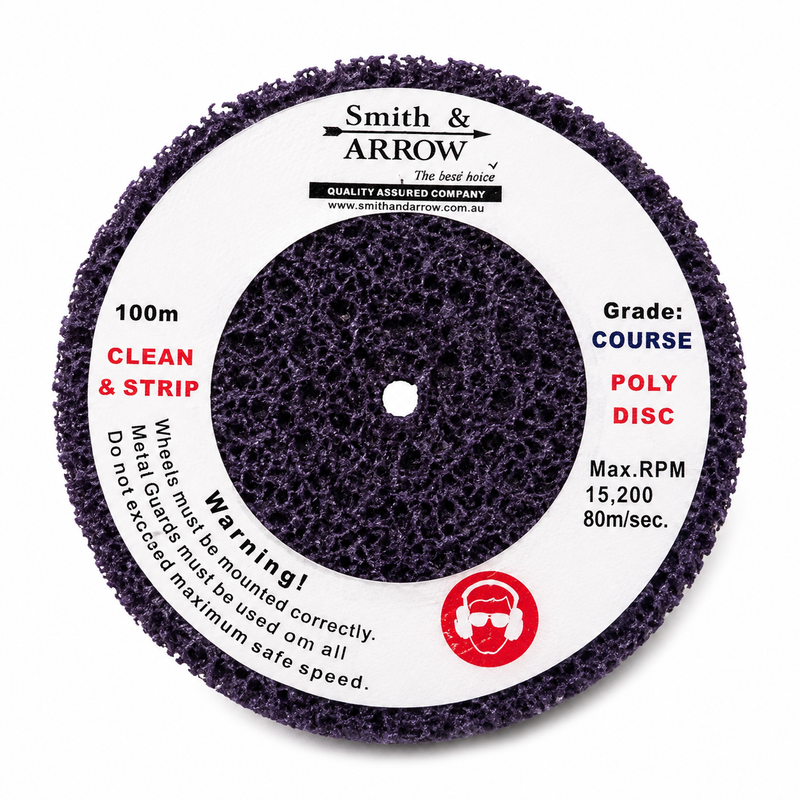 4", 100mm - Poly Strip Discs for Air Tool / Drill