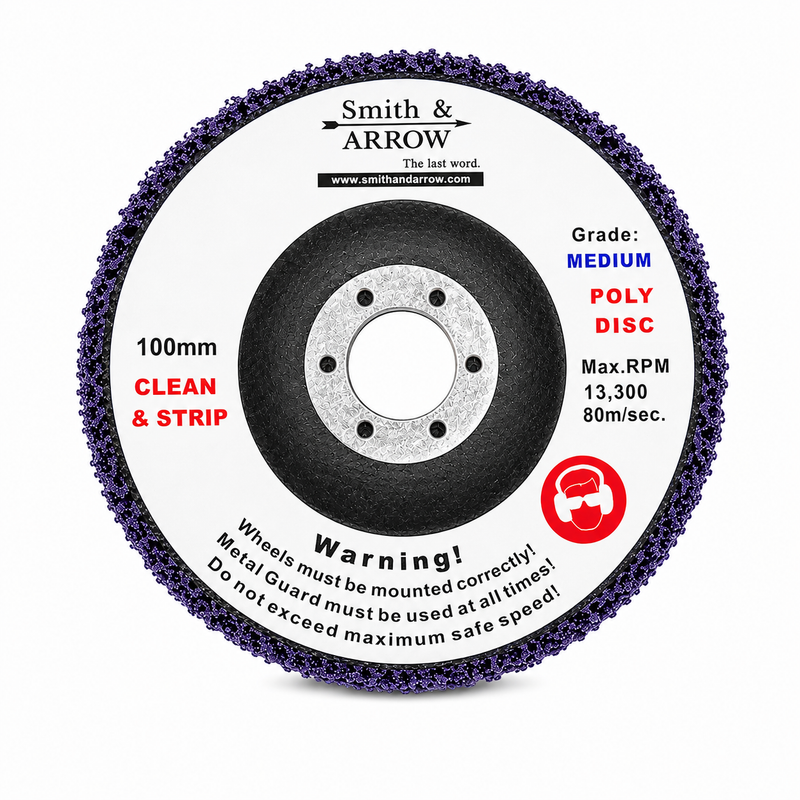 4", 100mm - Poly Strip Discs