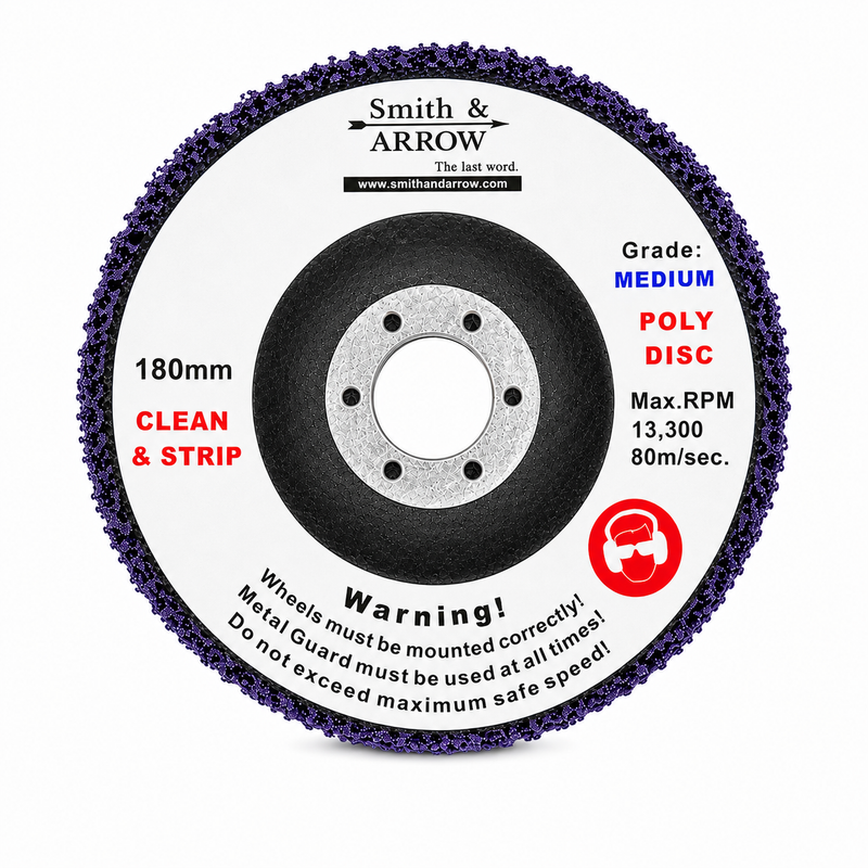 7", 180mm - Poly Strip Discs