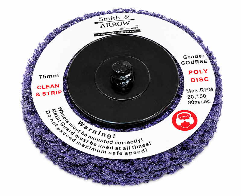 3" 75mm - QUICK CHANGE POLY STRIP ROLOC DISCS