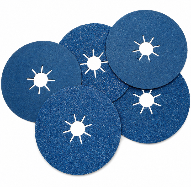 5", 125mm - Zirconia Fibre Sanding Discs
