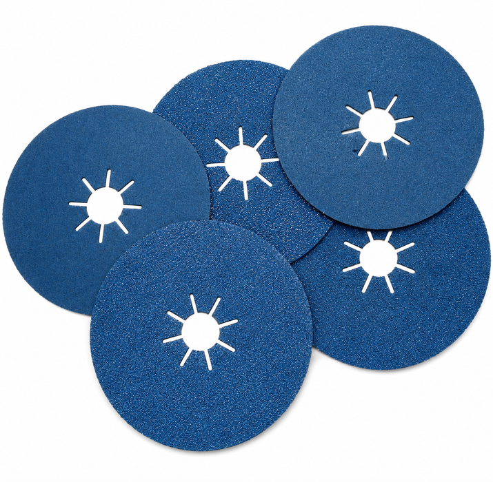 5", 125mm - Zirconia Fibre Sanding Discs