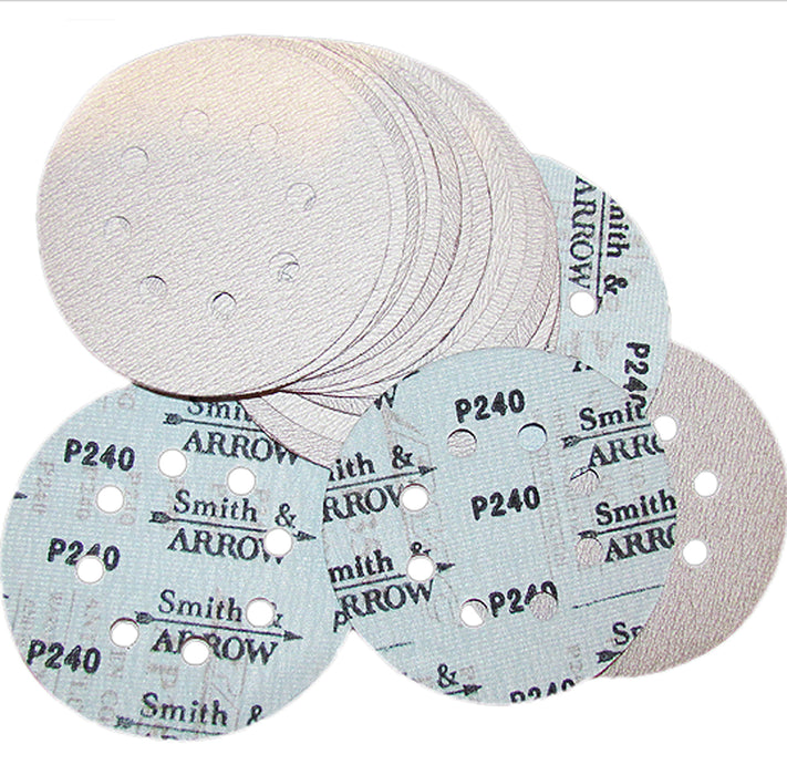 5", 125mm 8 Hole - Hook & Loop Velcro Sanding Discs | Orbital Sander