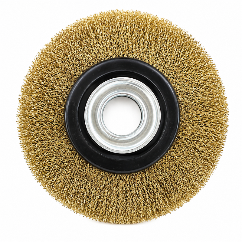 Wire Rotary Wheel Brush for Bench Grinder - 6" 150mm / 8" 200mm