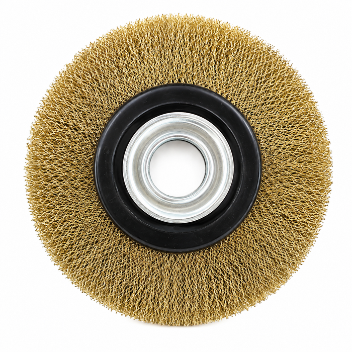 Wire Rotary Wheel Brush for Bench Grinder - 6" 150mm / 8" 200mm