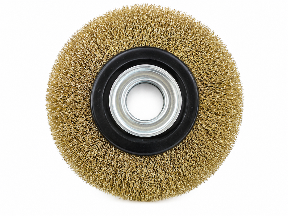 Wire Rotary Wheel Brush for Bench Grinder - 6" 150mm / 8" 200mm