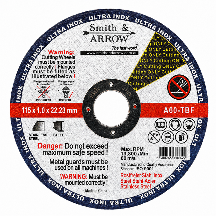 4.5", 115mm - Metal Cutting Discs