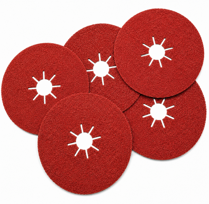 7", 180mm - Ceramic Fibre Sanding Discs