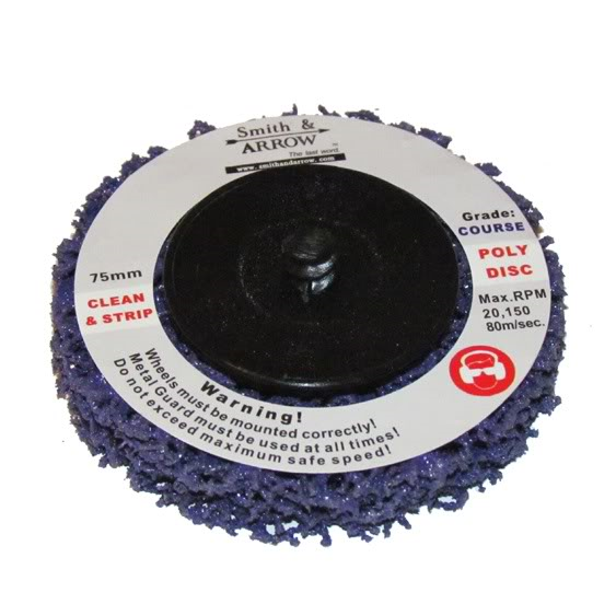 3" 75mm - QUICK CHANGE POLY STRIP DISCS