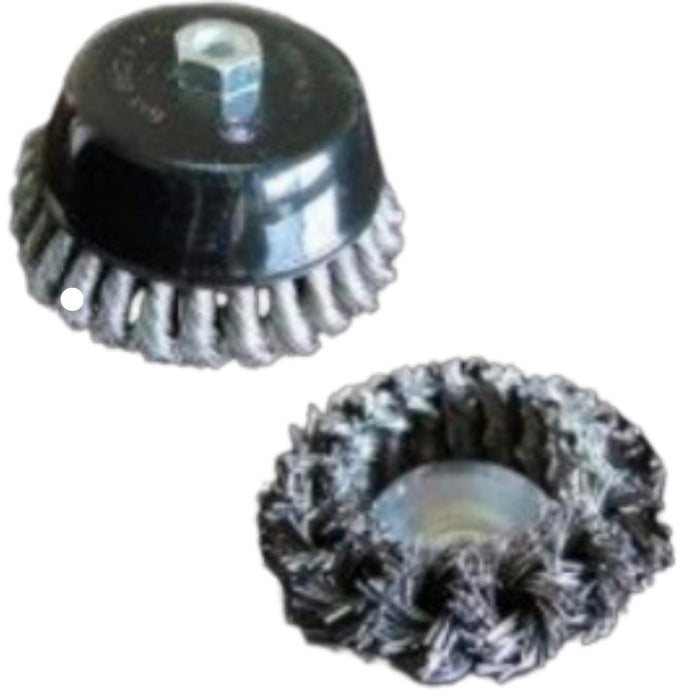 Twist Cup Brush for Angle Grinder - 65 / 75/ 100 / 125 / 150mm