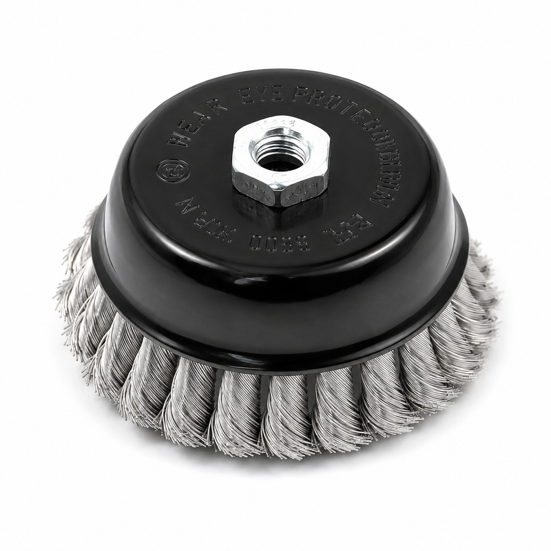 Twist Cup Brush for Angle Grinder - 65 / 75/ 100 / 125 / 150mm
